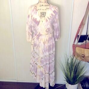 NWT! Young Fabulous & Broke Jillian Tie Dye Maxi Dress size XS